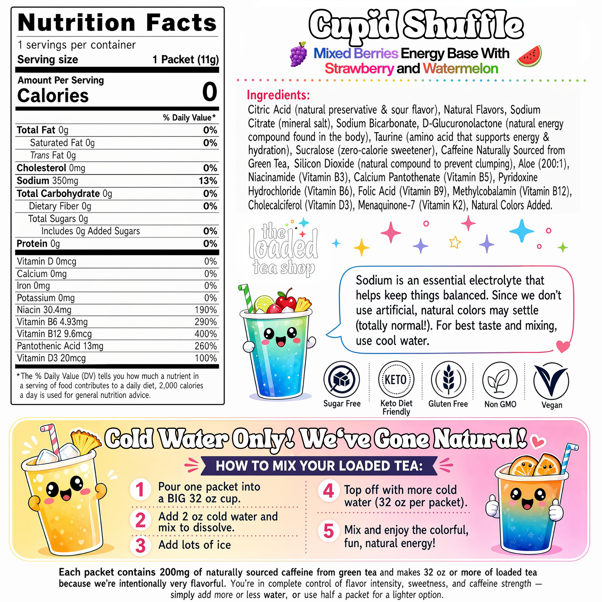 50 Case Cupid Shuffle - Let your taste buds choose.