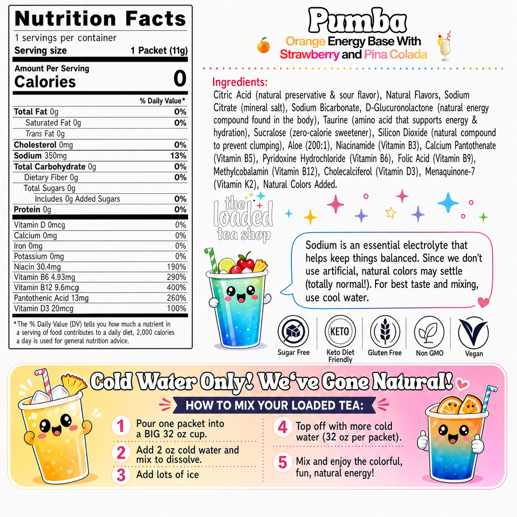 Pumba (Caffeine-Free) - Good tea loves good company.