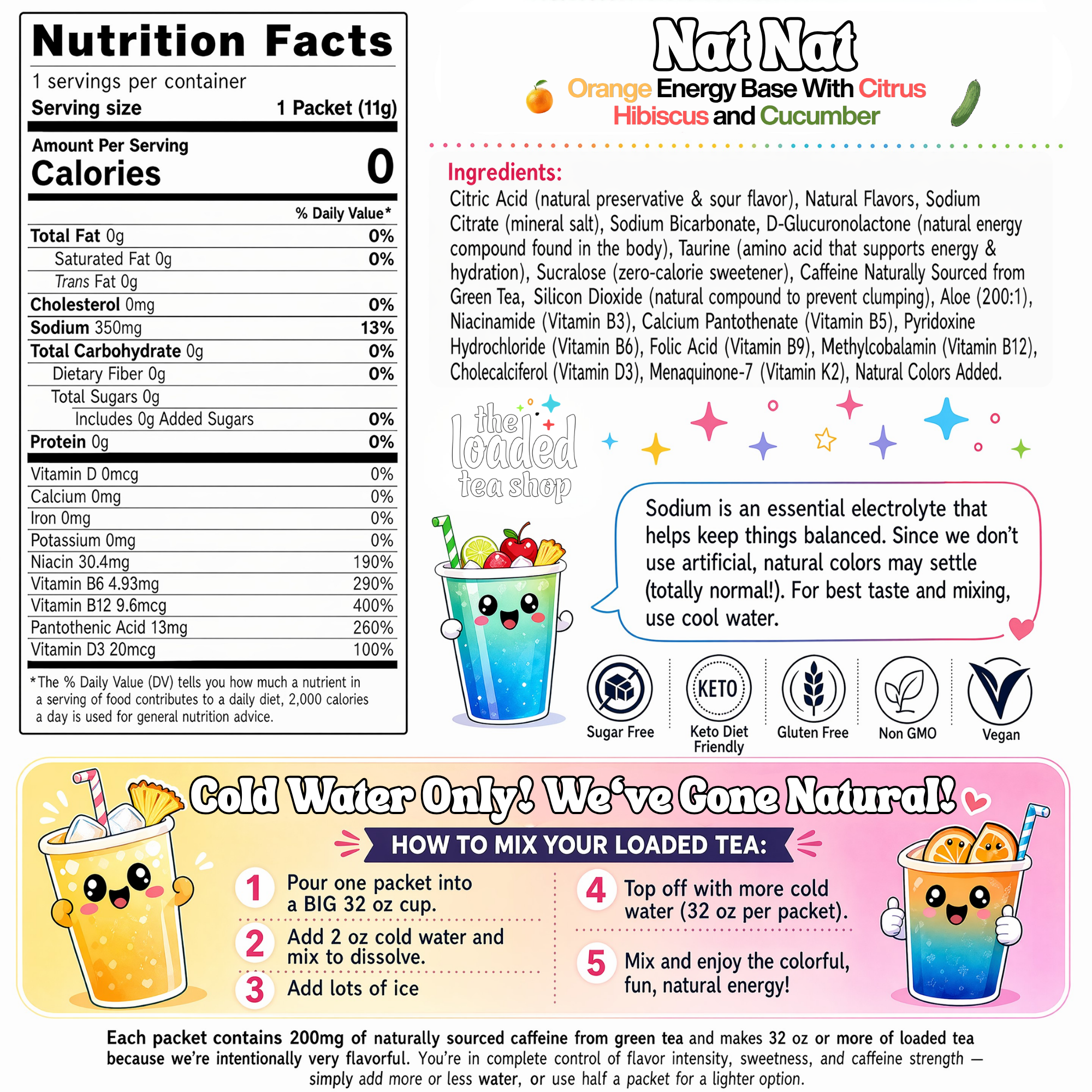 50 Case Nat Nat - Make loaded tea your thing.