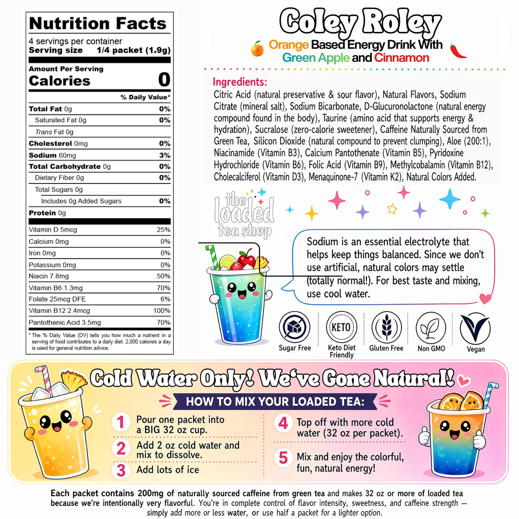 Coley Roley - Bright sips belong here.