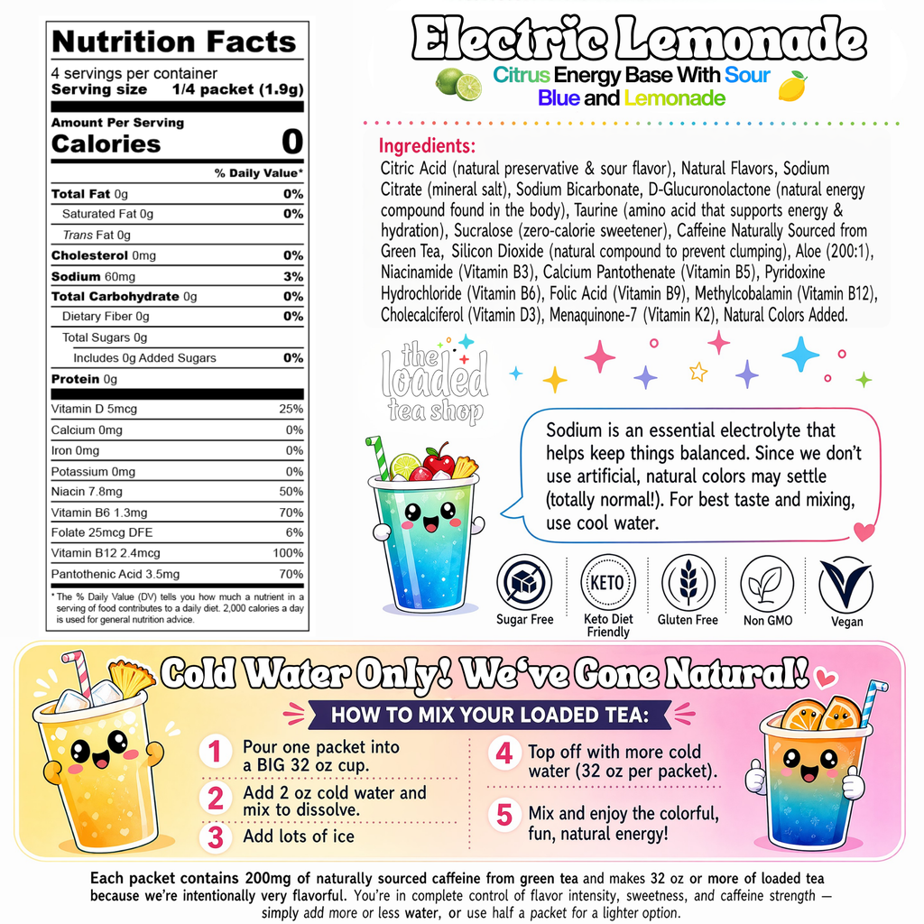 Electric Lemonade - Tea night starts right here.