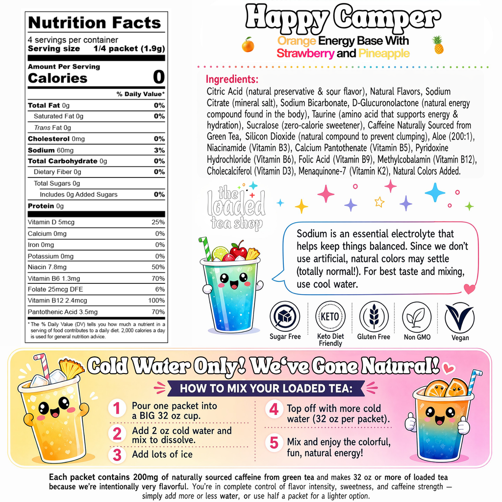 Happy Camper - A bright sip sounds good.