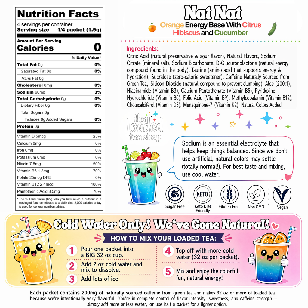 Nat Nat - Tea with extra personality.