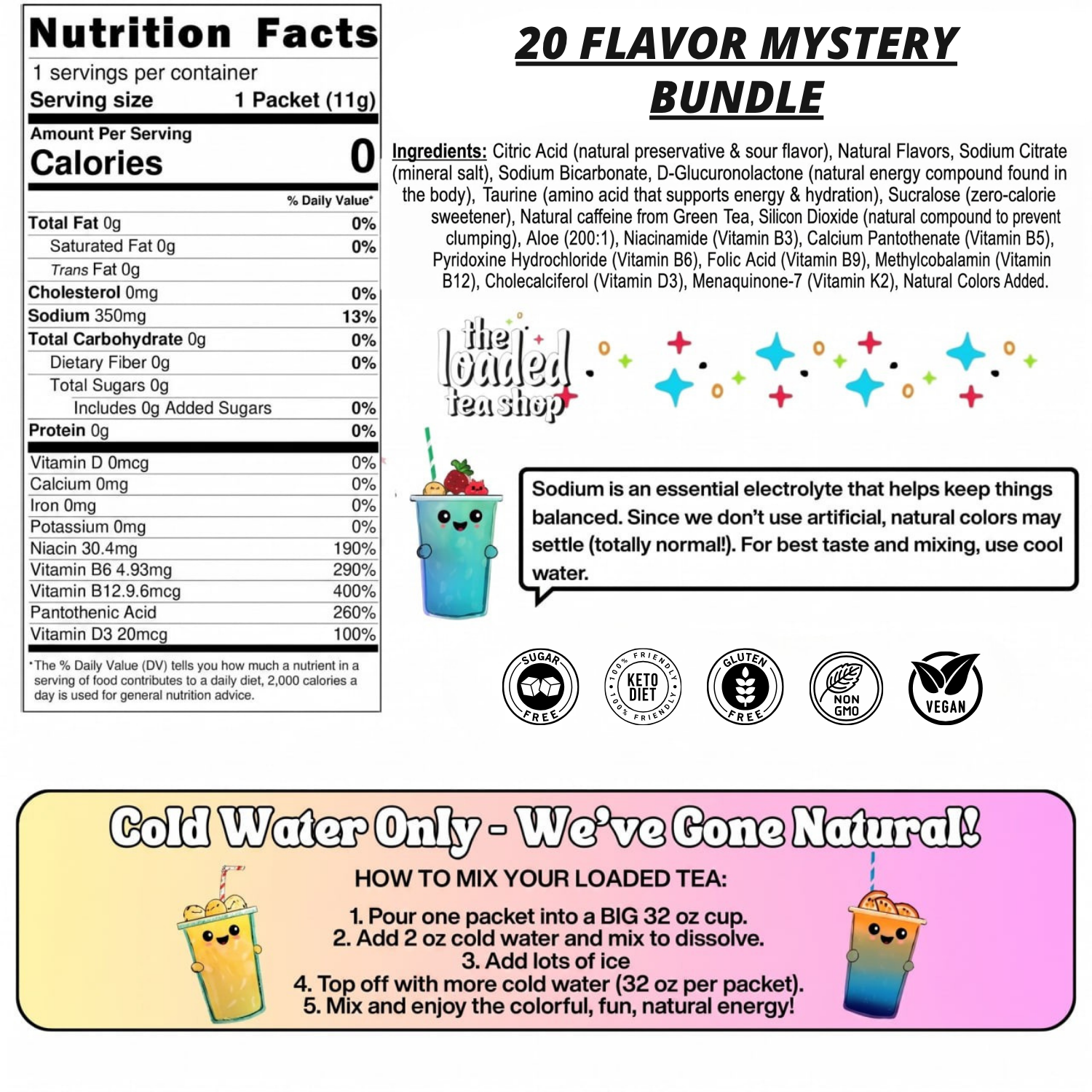 20 Flavor Mystery Bundle - A sip for the subway.